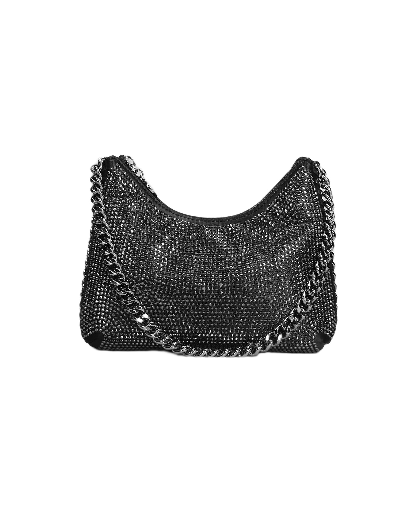 Stella McCartney Falabella Shoulder Bag In Black Polyester - black