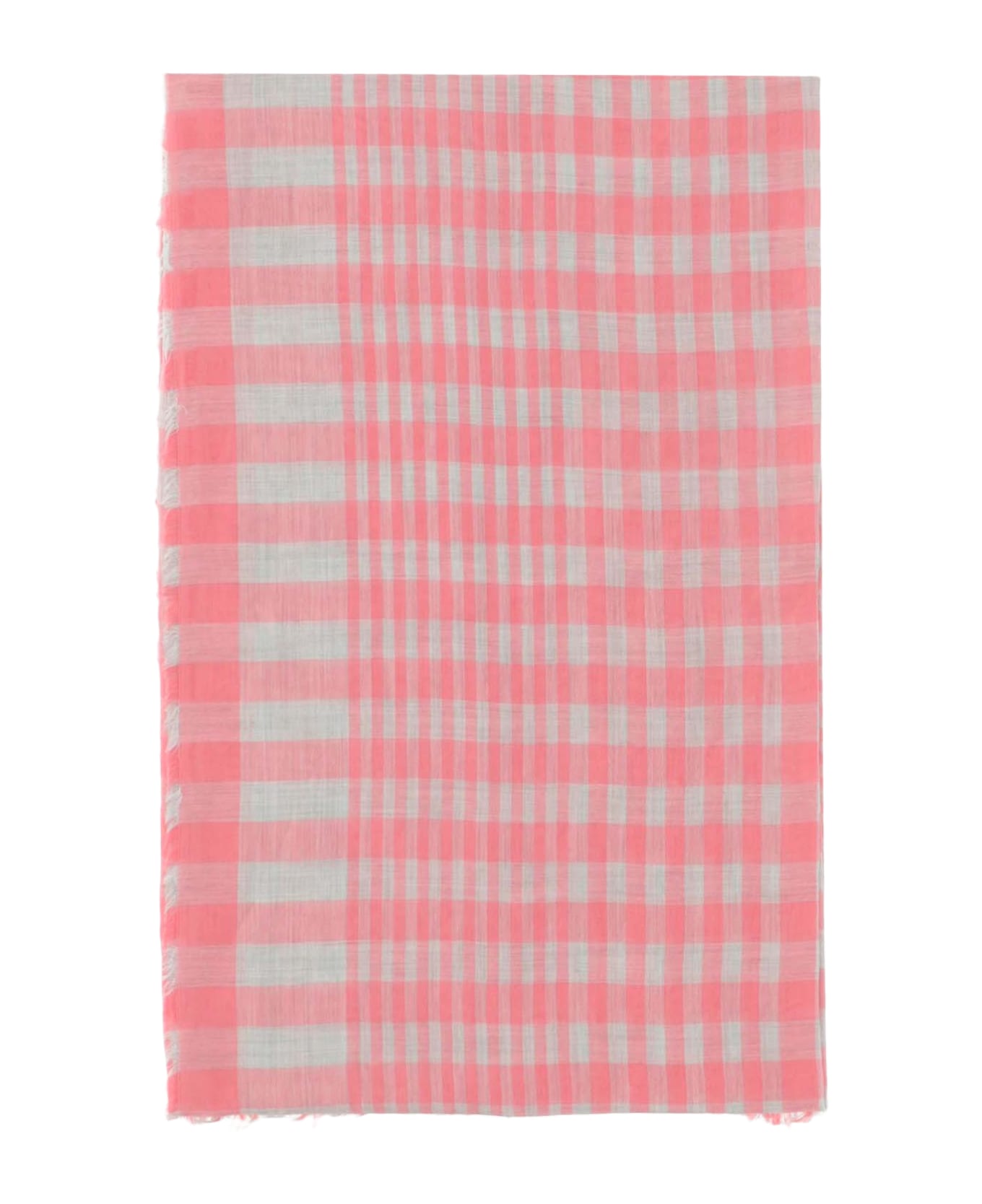 Faliero Sarti Modal Blend Picnic Scarf - Pink スカーフ＆ストール