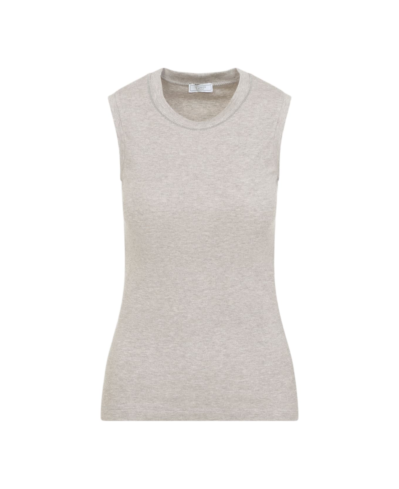 Peserico Lurex Top - Marrone Argilla