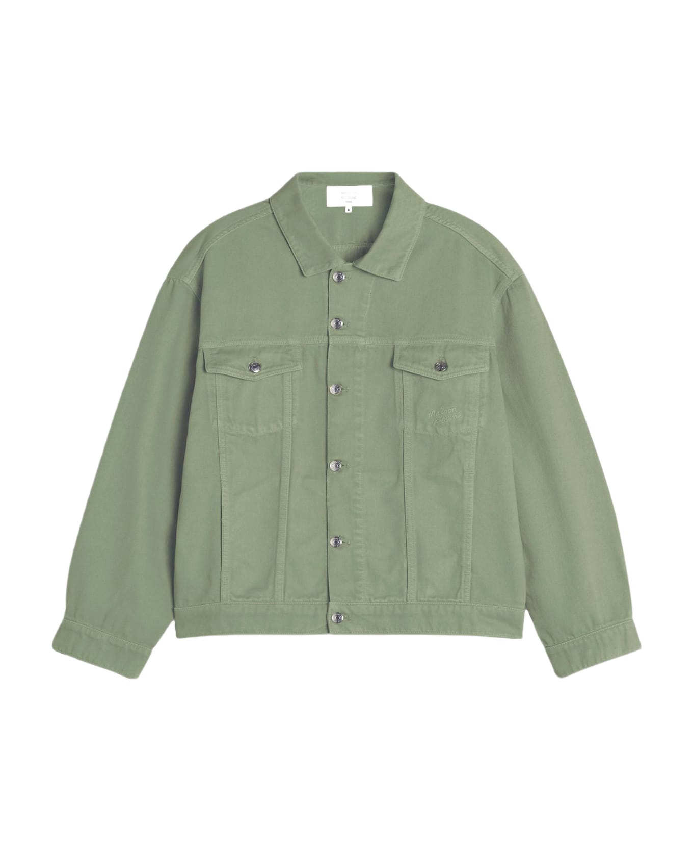 Maison Kitsuné Trucker Jacket - Turf Green