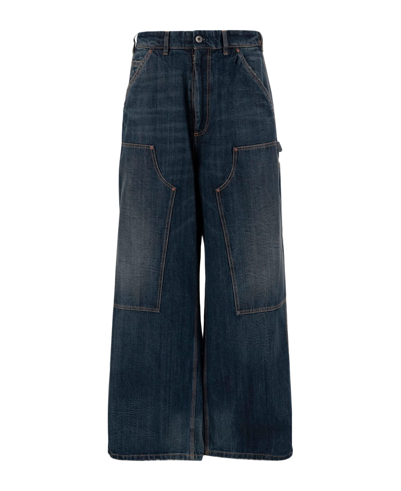 Maison Margiela Cotton Denim Jeans - Denim scuro