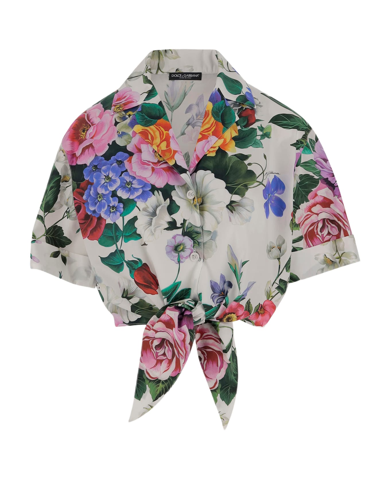 Dolce 
Gabbana Floral Print Shirt - Red