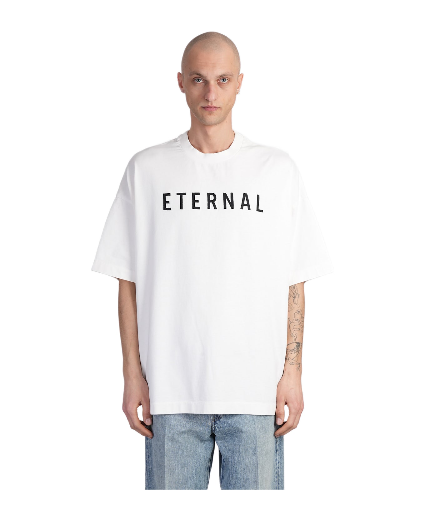 Fear of God T-shirt In White Cotton - white