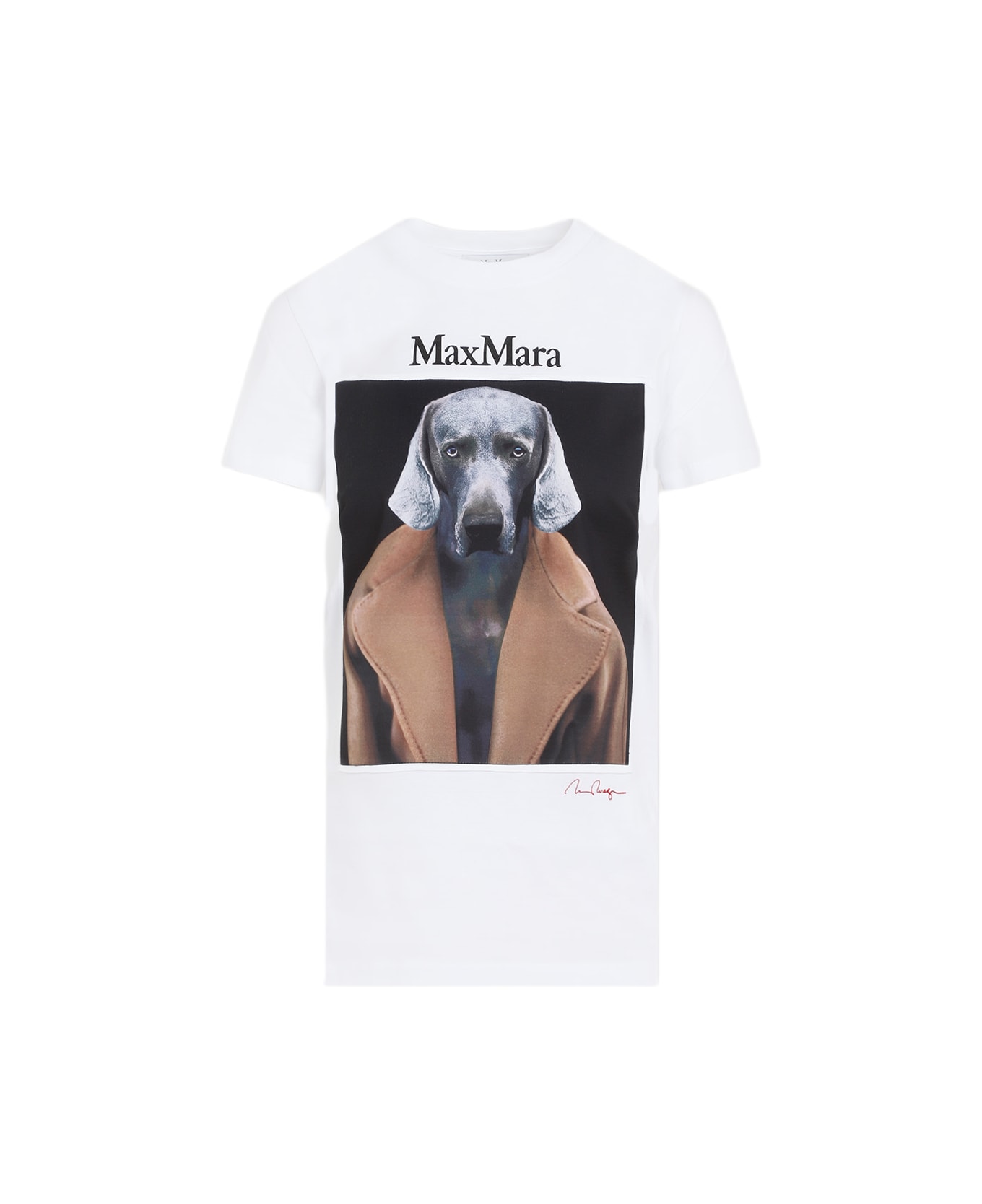 Max Mara Cipria T-shirt Dog - Cammello