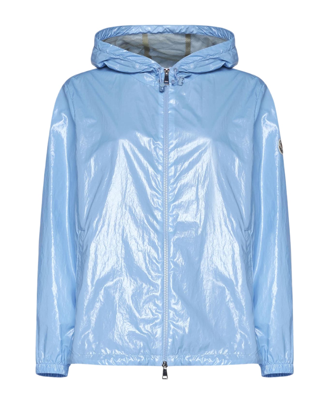 Moncler Wuisse Waxed Cotton Jacket - Clear Blue
