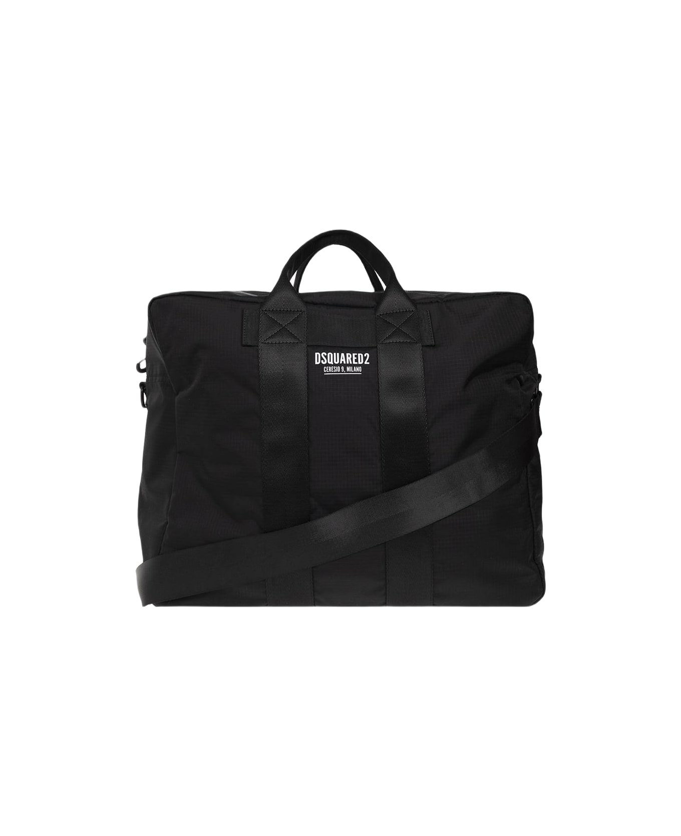Dsquared2 Duffel Bag With Logo - Black