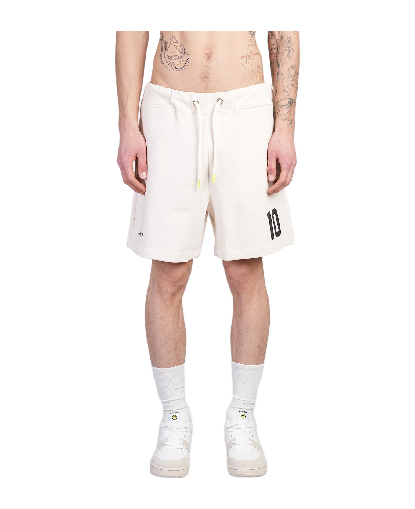 Barrow Shorts In Beige Cotton - beige