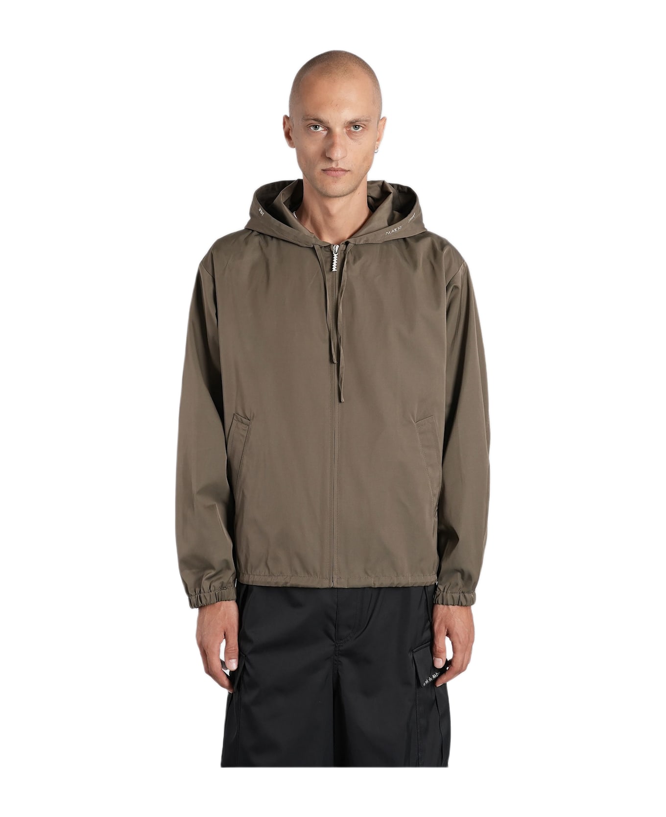 Marni Casual Jacket In Green Polyester - green