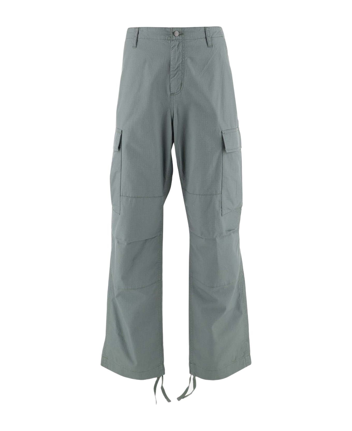 Carhartt Cotton Cargo Pants With Logo - DUCK GREEN
