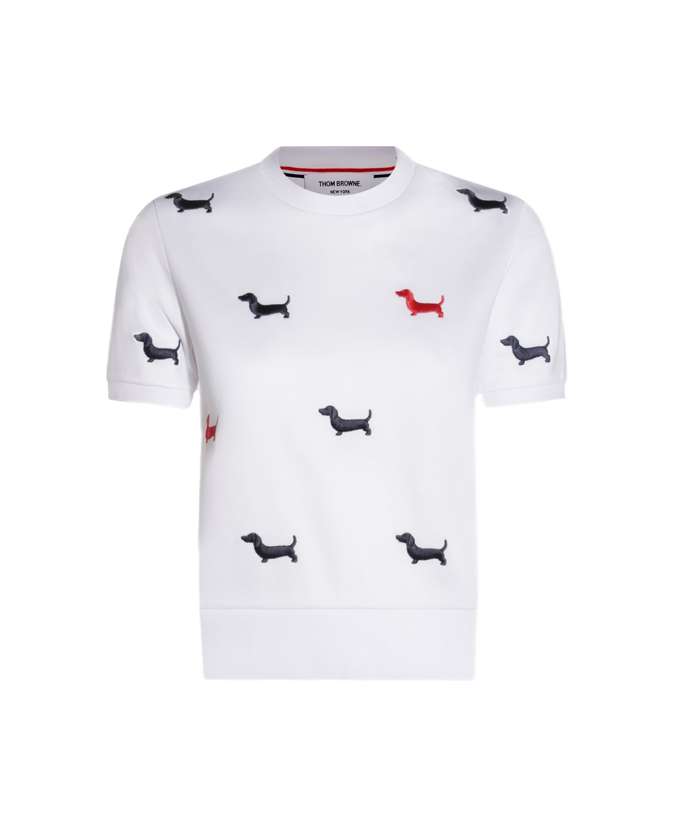 Thom Browne White Cotton T-shirt - White