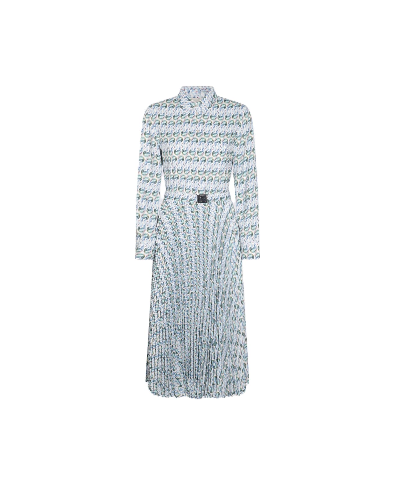 Tory Burch Printed Twill Dress - Blue