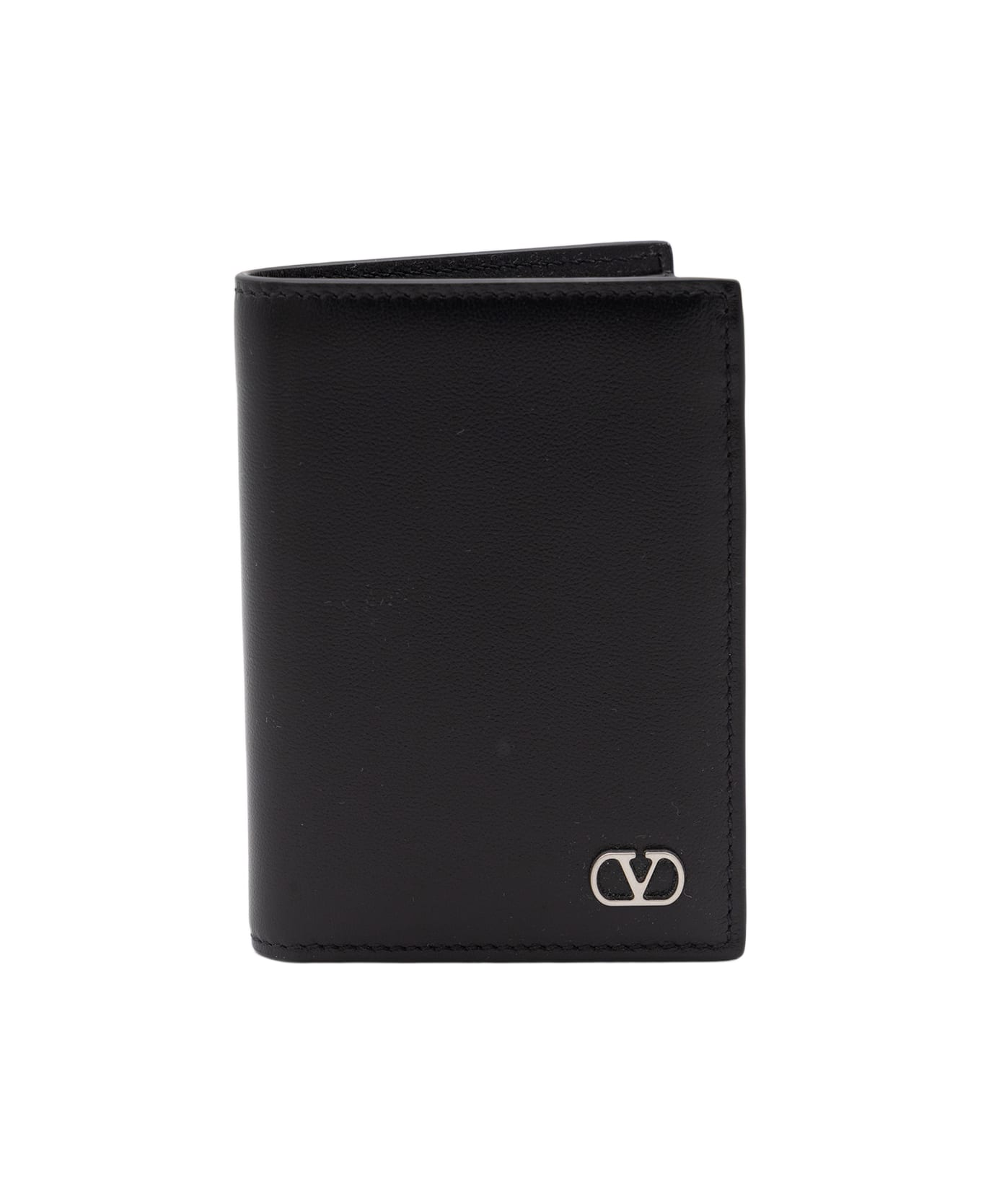 Black Leather Card Holder