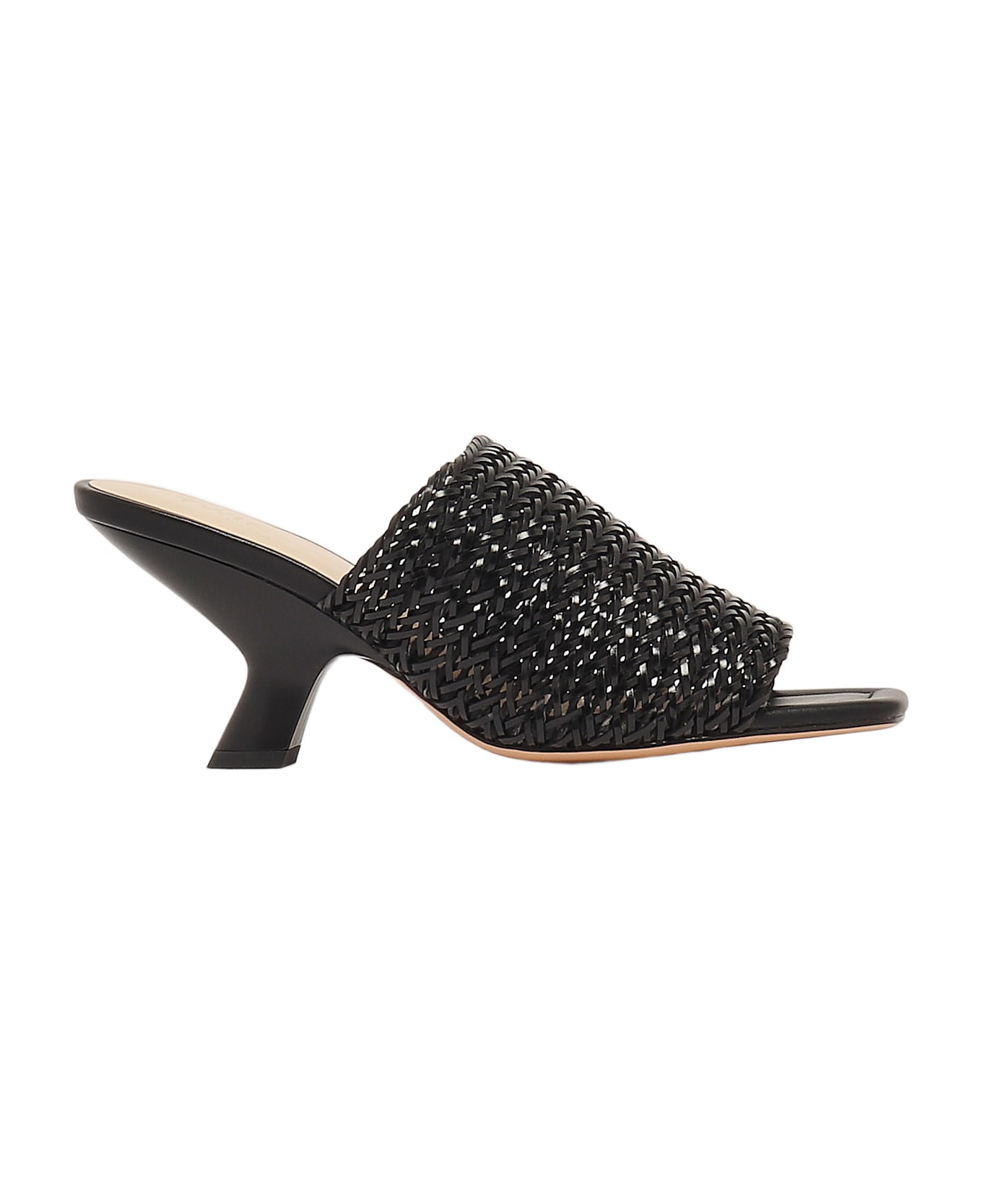 TwinSet Sandalo Intreccio Sandal - NERO