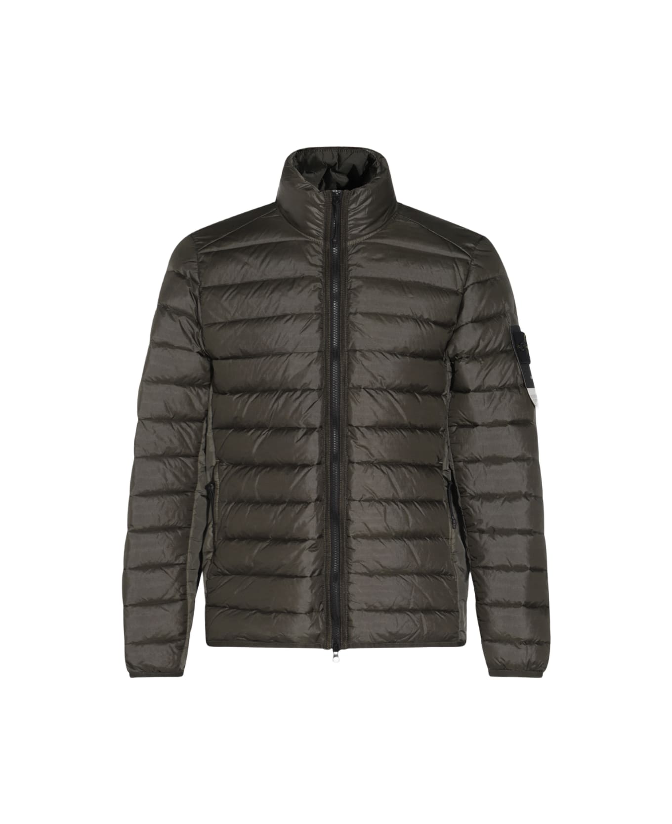 Stone Island Dark Green Down Jacket - ARMY GREEN