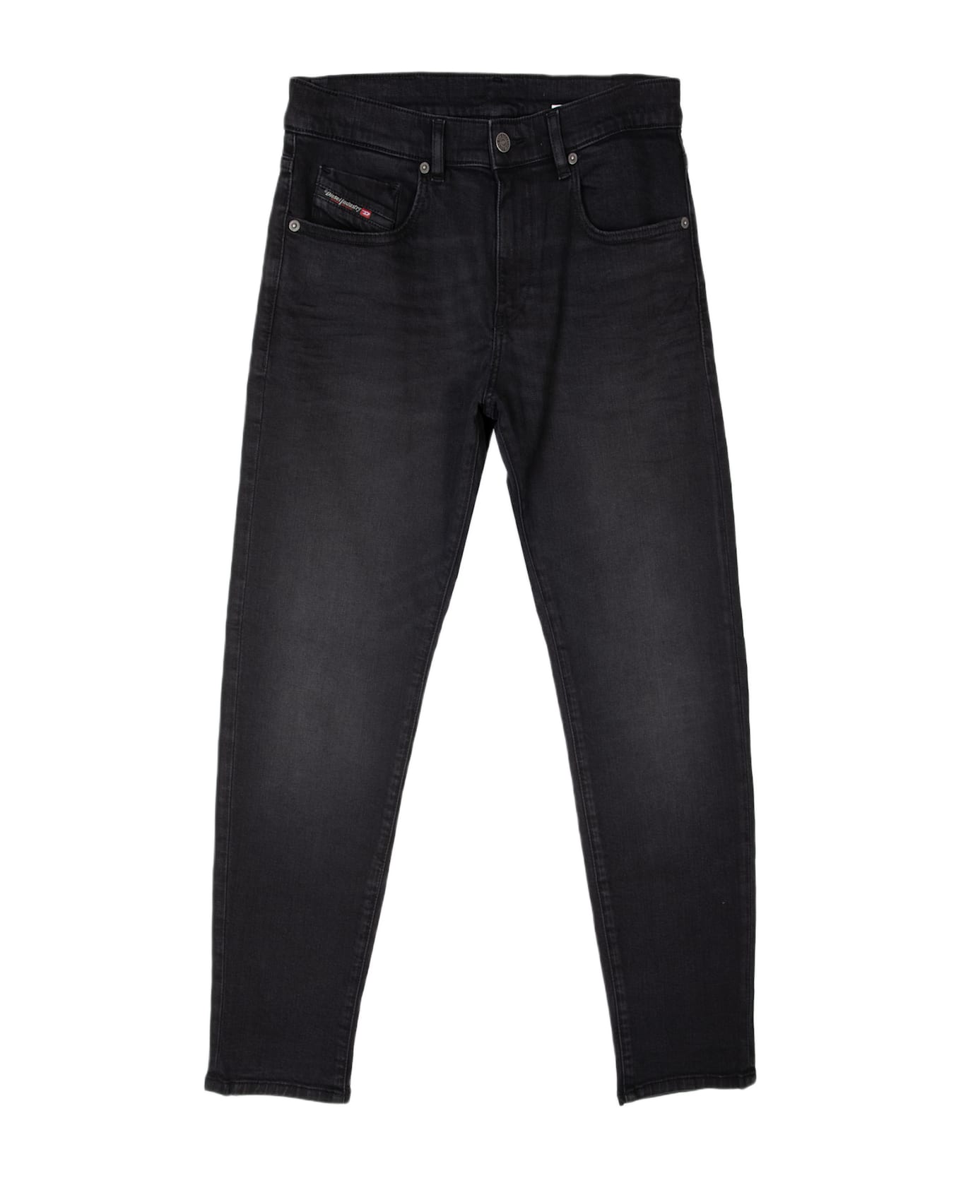 Diesel 2019 D-strukt L.30 Black Denim 5 Pockets Slim Fit Jeans - 2019 D-strukt - Nero