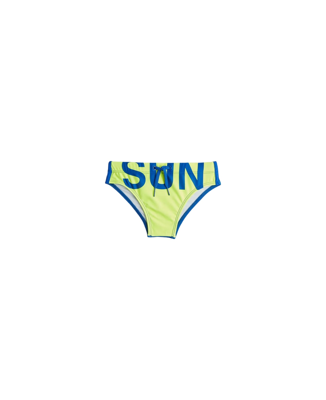 Sundek Swimsuit With Print - Yellow 水着
