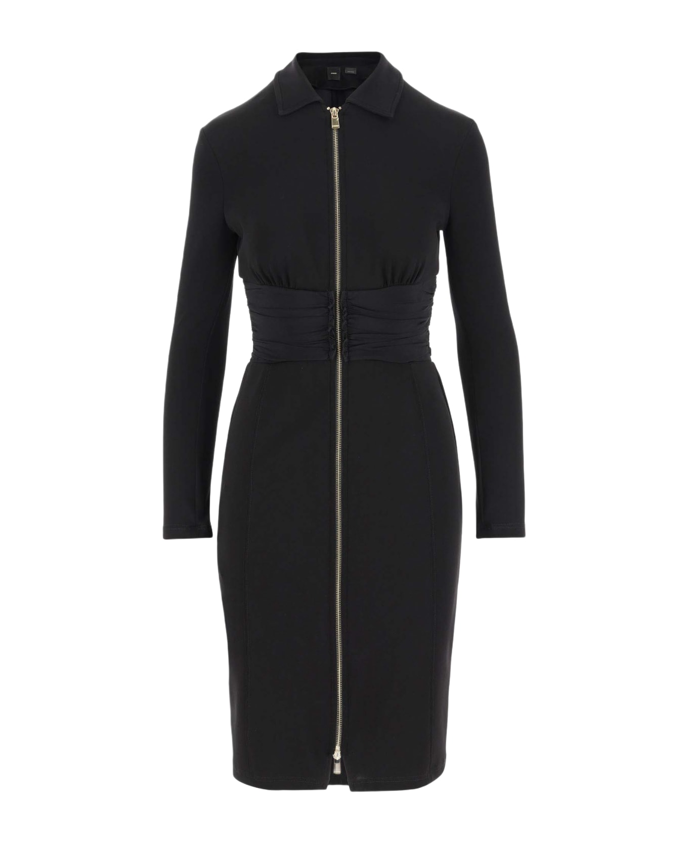 Pinko Fitted Dress With Zipper - Black