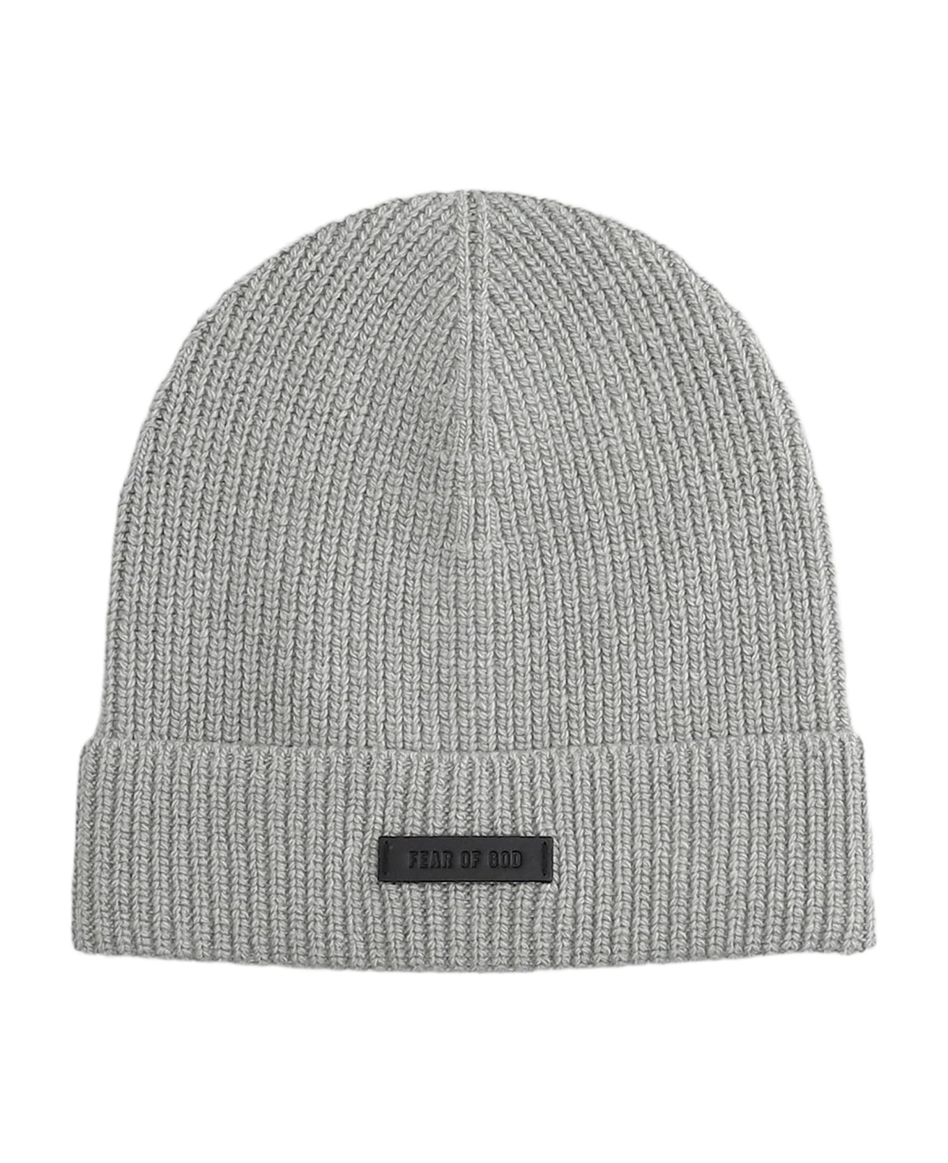 Fear of God Hats In Grey Wool - grey