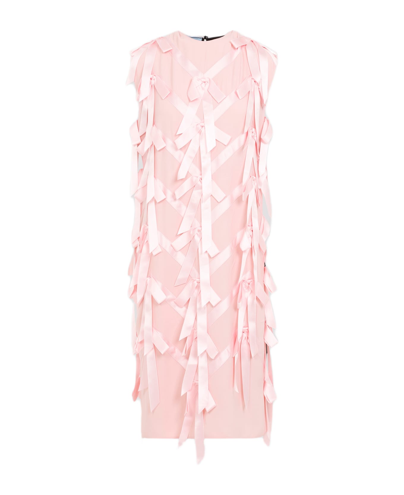 Prada Panelled Sleeveless Dress - Quarzo
