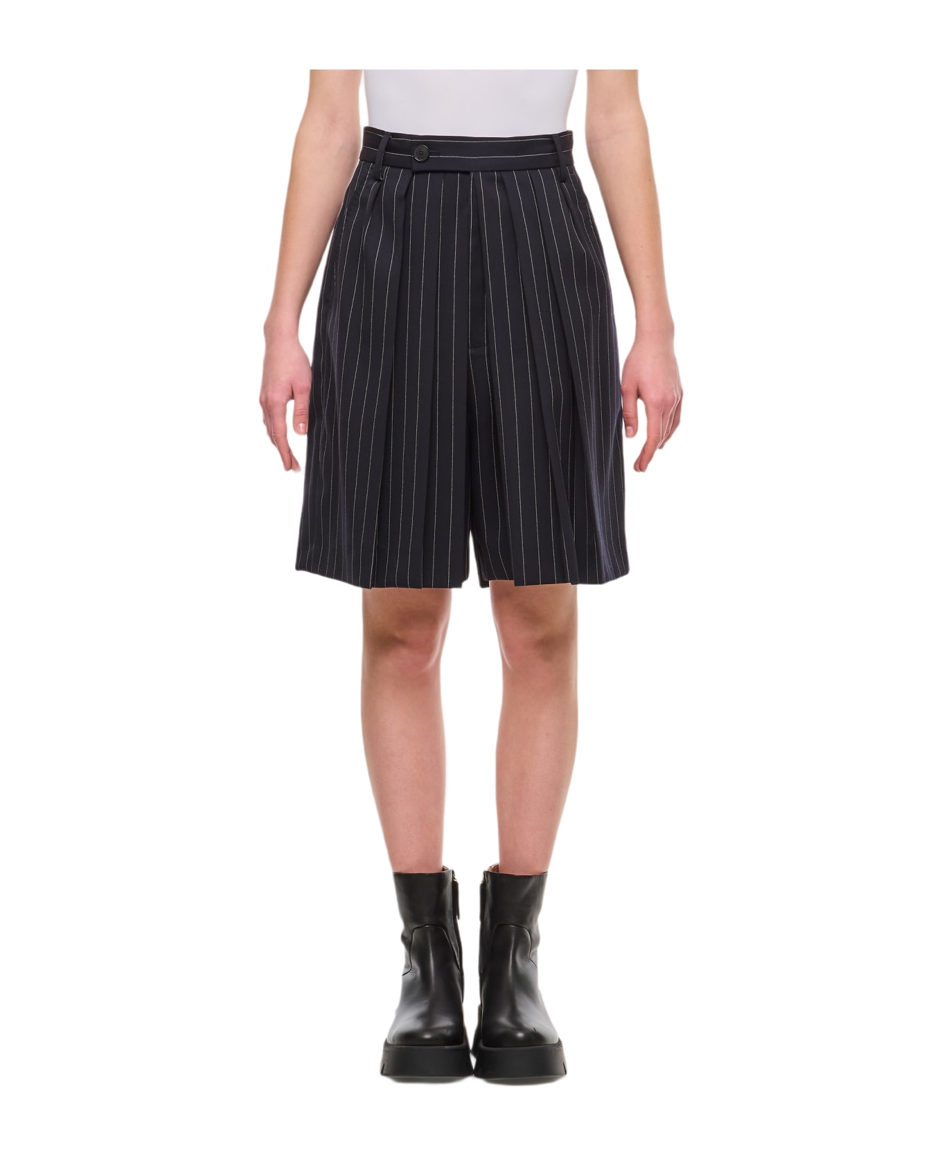Setchu Hakama Short Pants - Blue