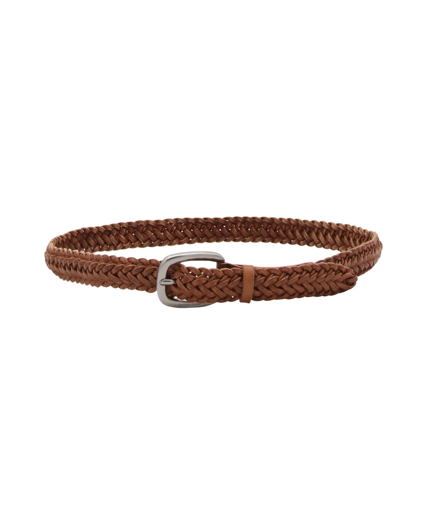 Golden Goose Brown Leather Belt - Brown