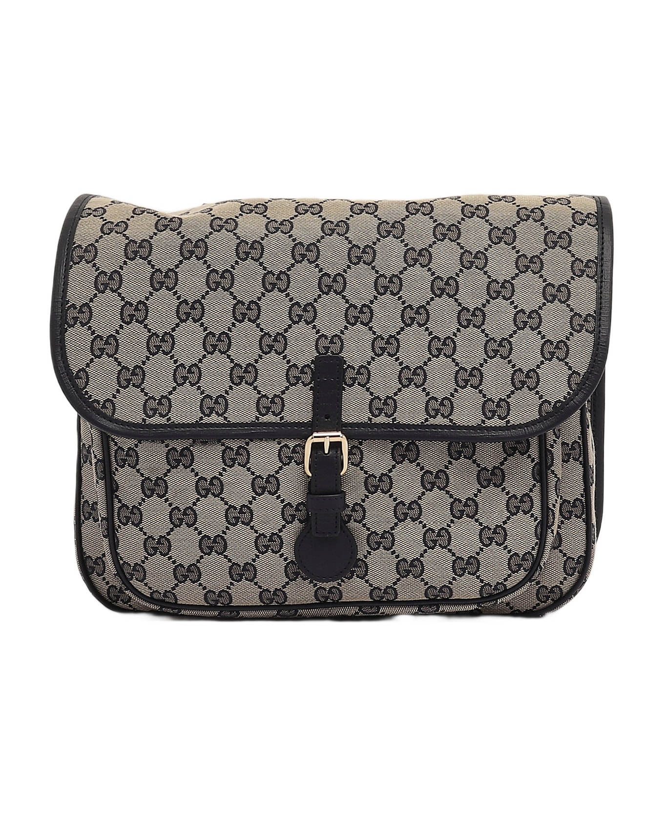 Gucci Messenger Shoulder Bag - BEIGE-BLU