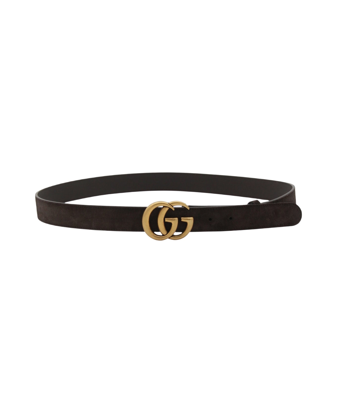 Gucci Dark Brown Leather Belt - Brown