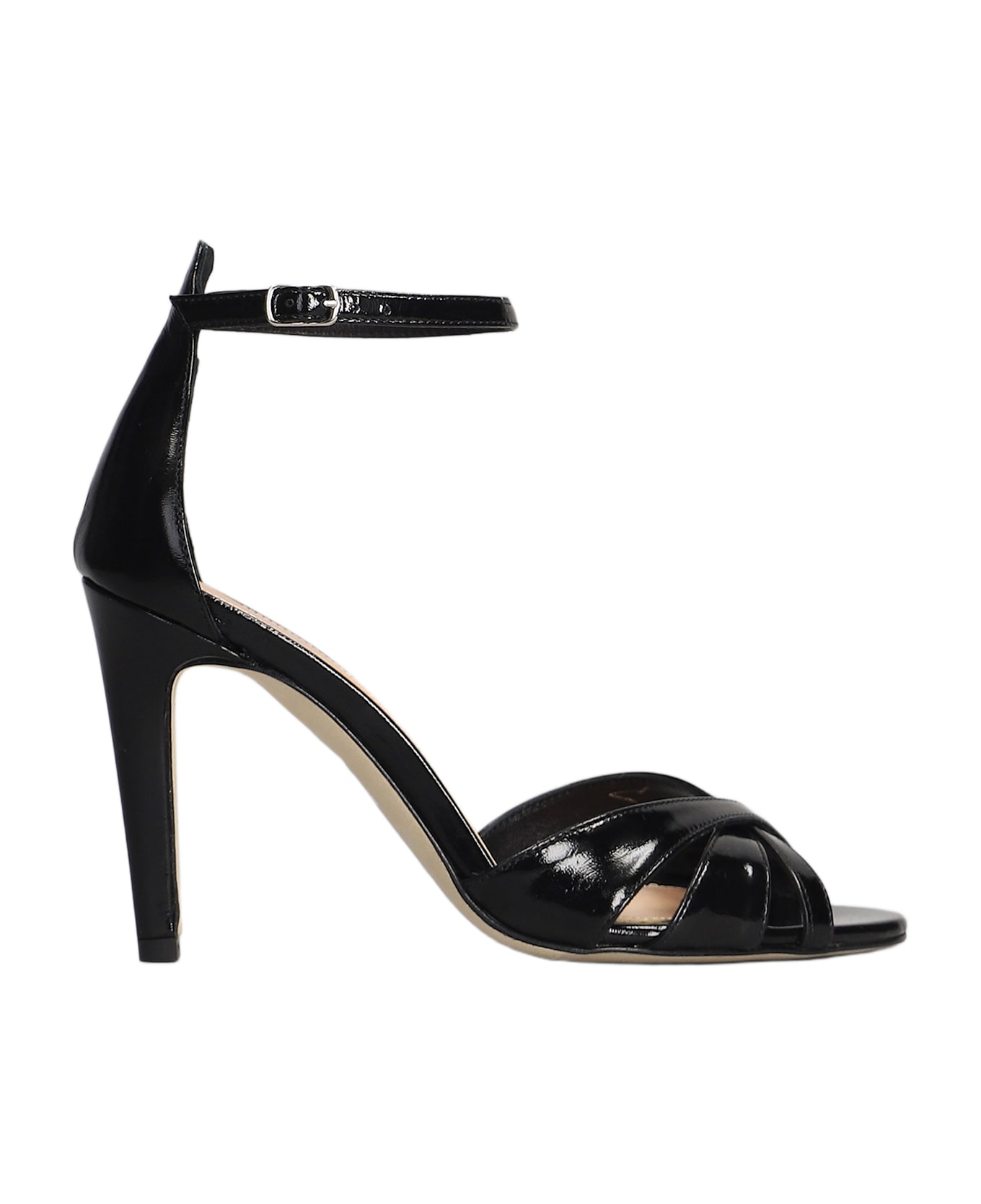 The Seller Sandals In Black Leather - black
