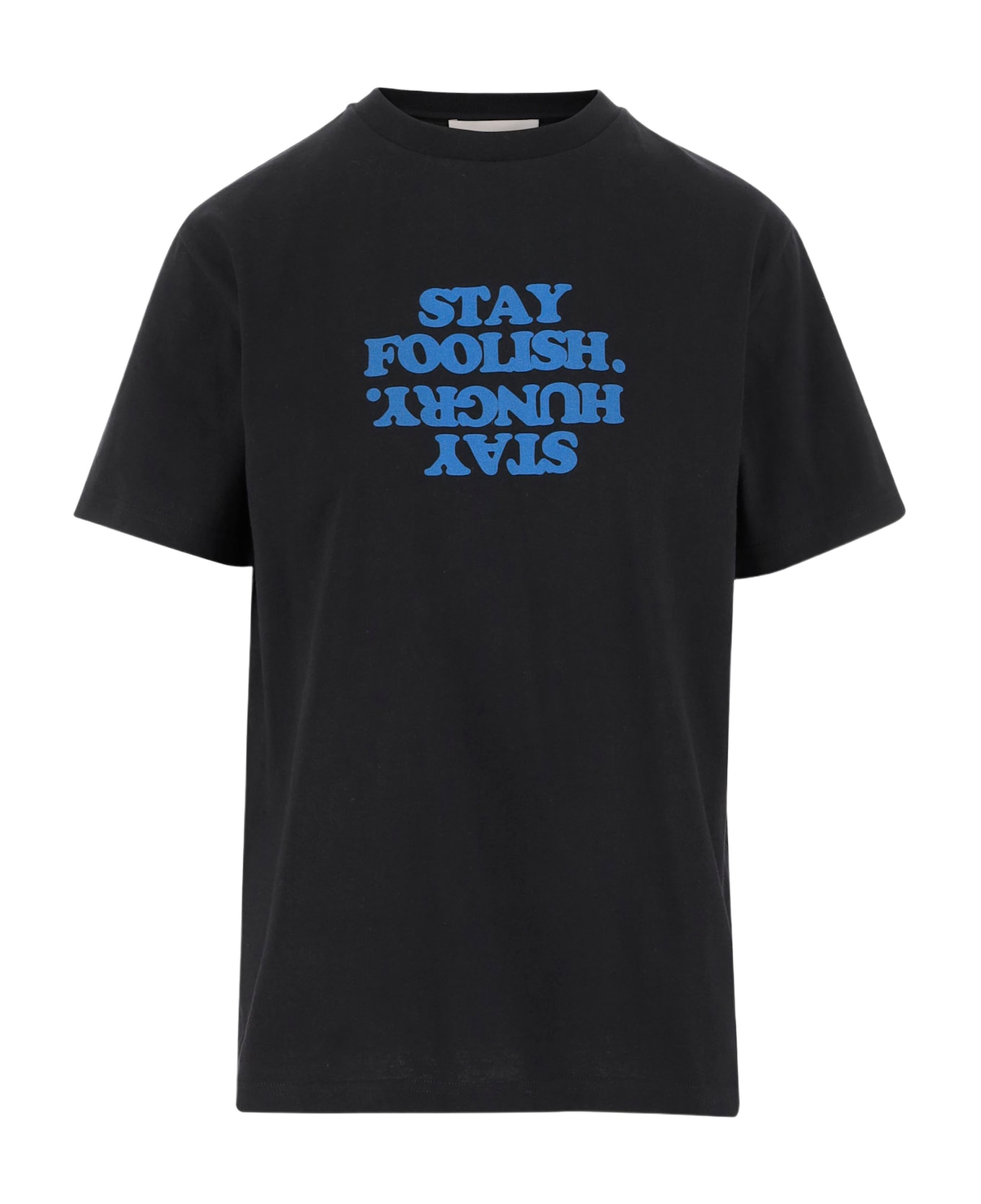 Coperni Cotton T-shirt With Print - Black