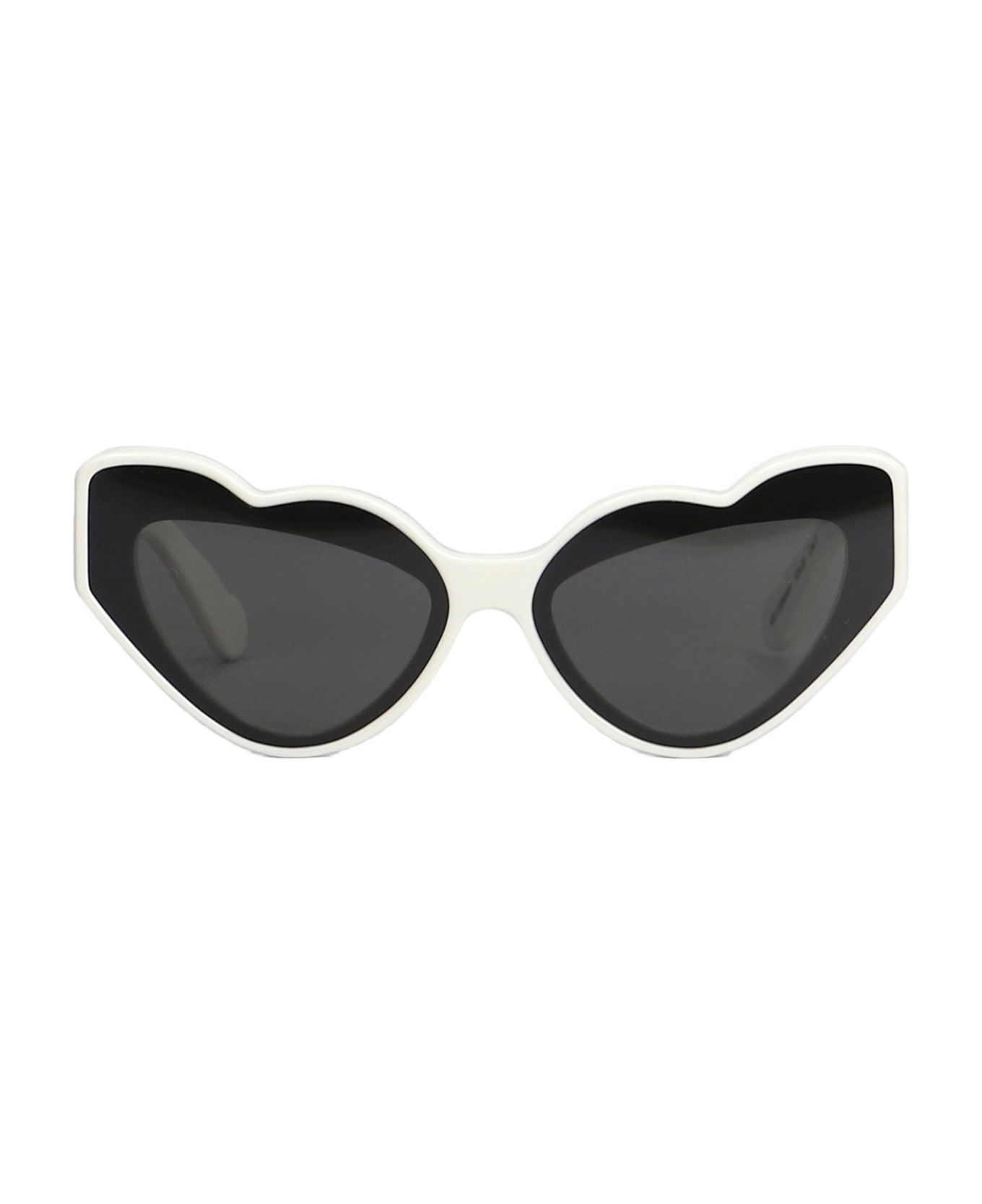 Fiorucci Sunglasses In White Acetate - Bianco