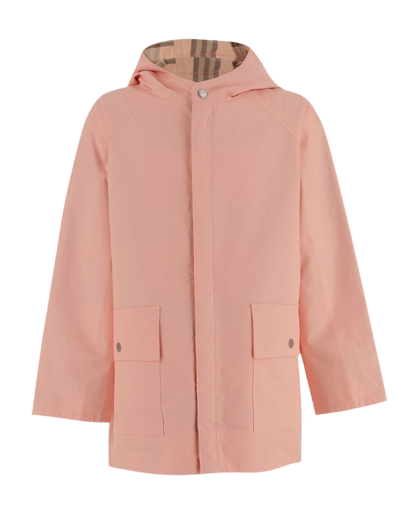 Burberry Reversible Cotton Coat - Pink