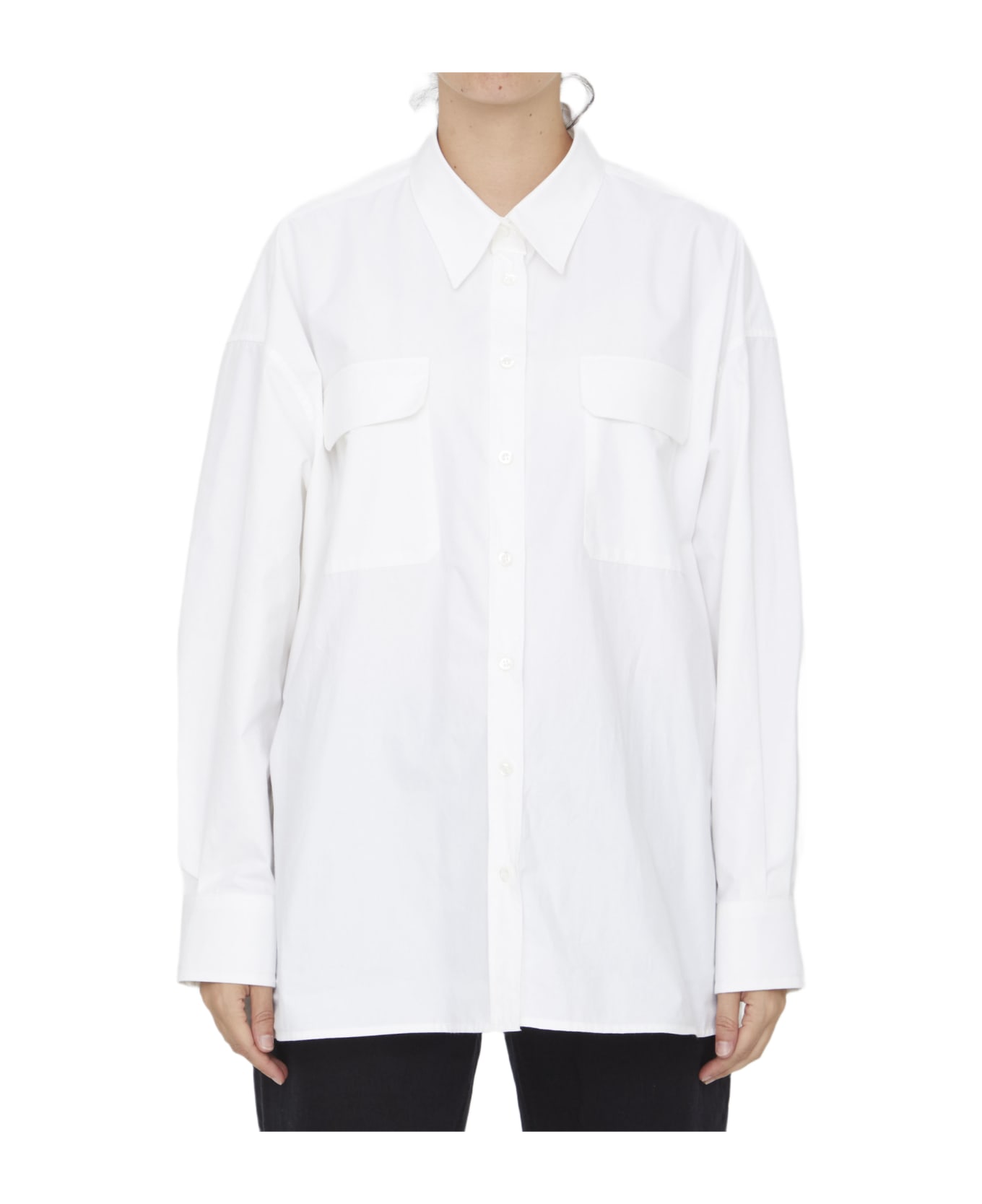 Armarium Leo Pocket Shirt - WHITE シャツ