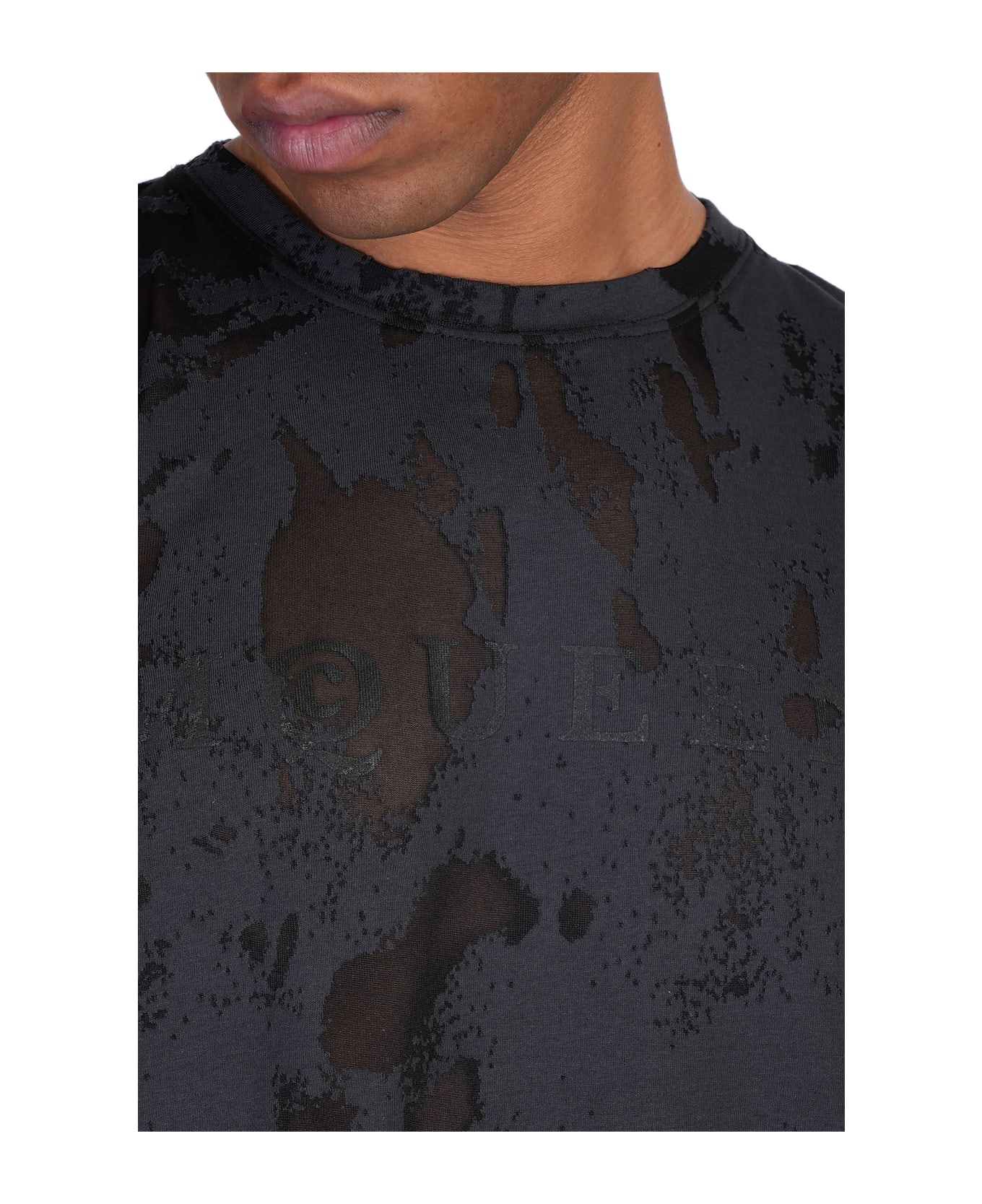 Alexander McQueen T-shirt In Grey Cotton - grey