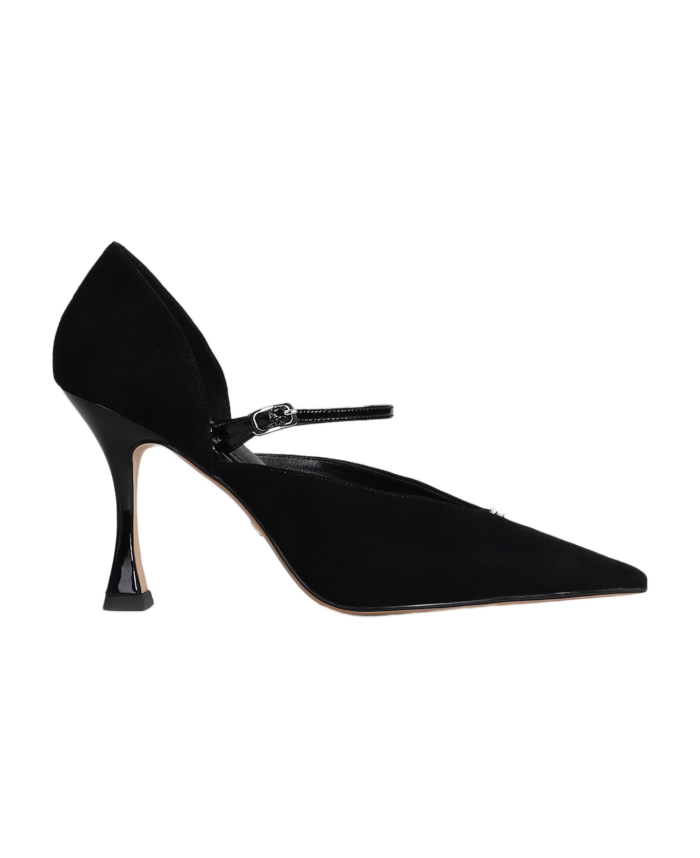 Lola Cruz Pumps In Black Suede - black