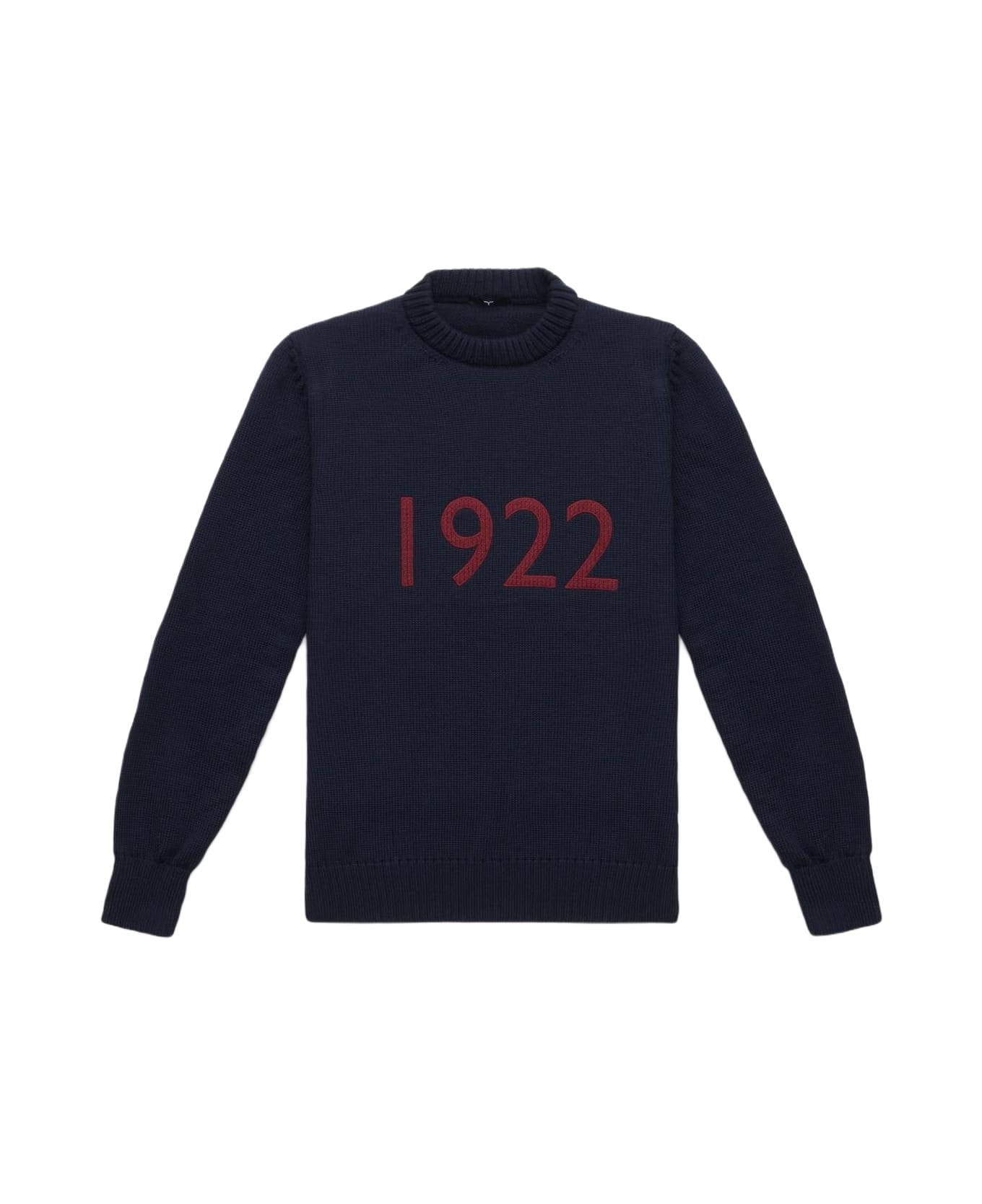 Larusmiani Crew Neck Sweater '1922' Sweater - MidnightBlue ニットウェア