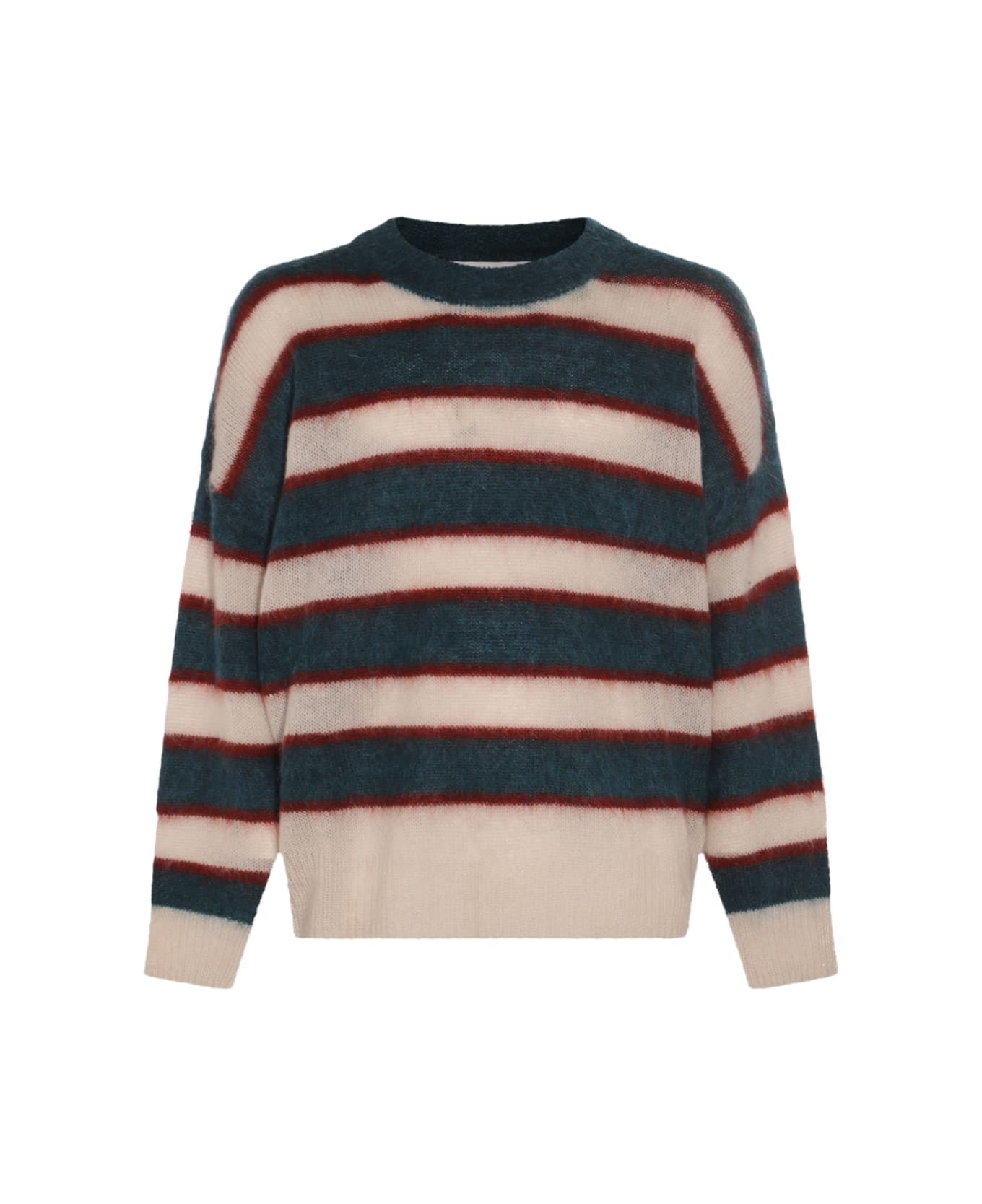 Isabel Marant Green And White Knitwear - Red