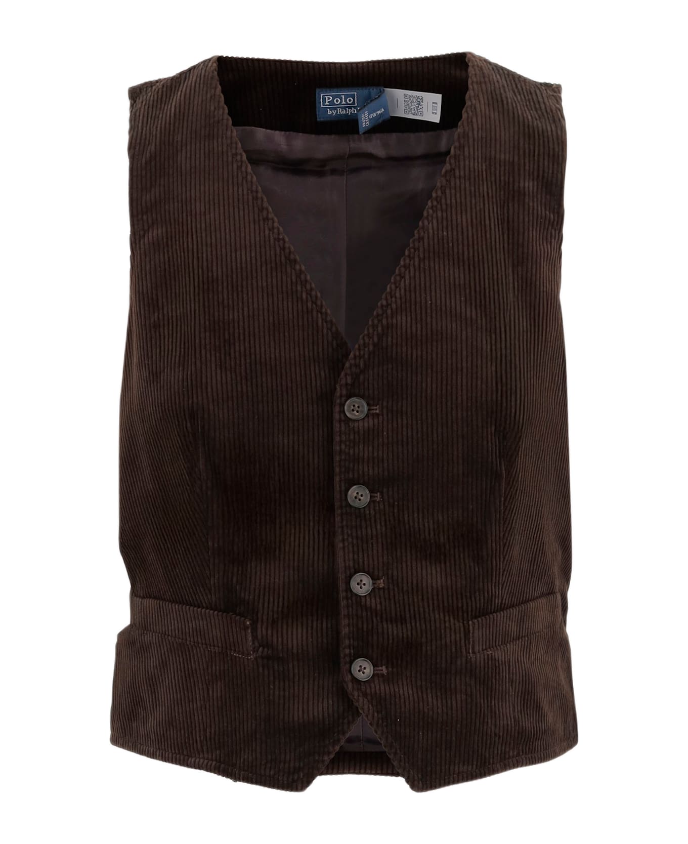 Polo Ralph Lauren Cotton Corduroy Waistcoat - Brown