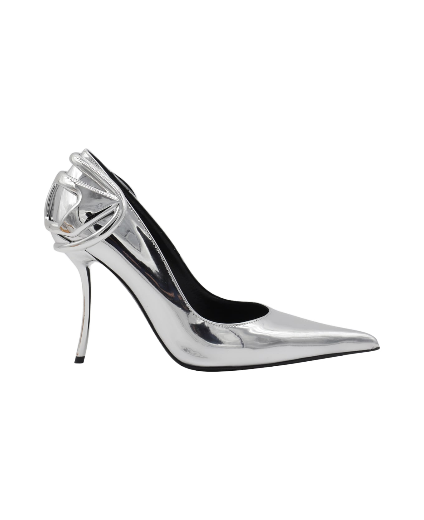 Diesel Silver Pumps - silver
