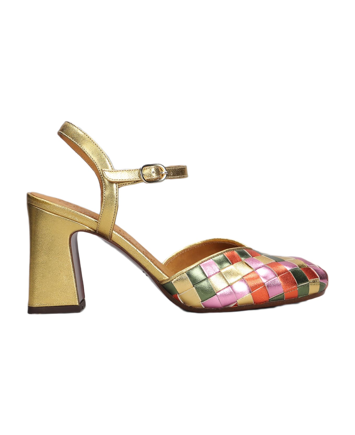 Chie Mihara Mision Sandals In Gold Leather - gold