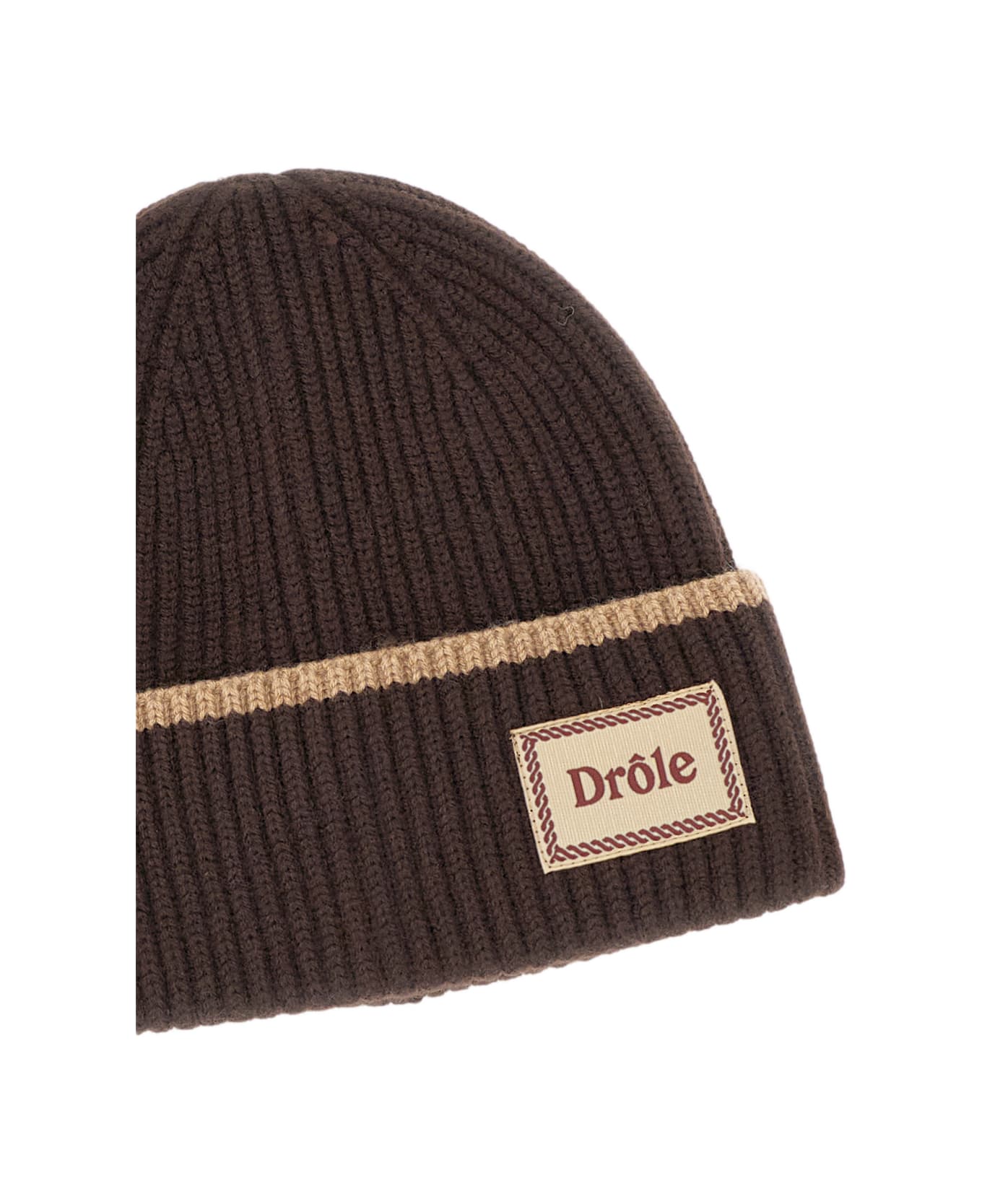 Drôle de Monsieur Wool Beanie - Brown