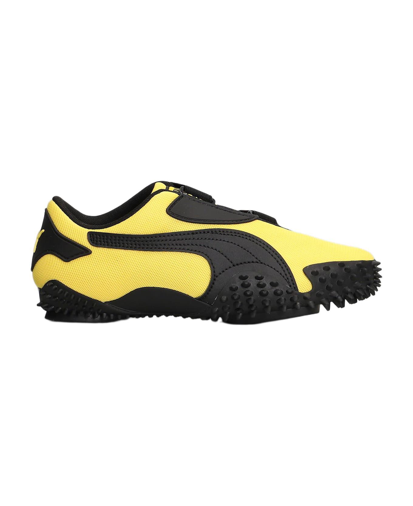 Puma Mostro Og Prime Sneakers In Yellow Leather And Fabric - yellow