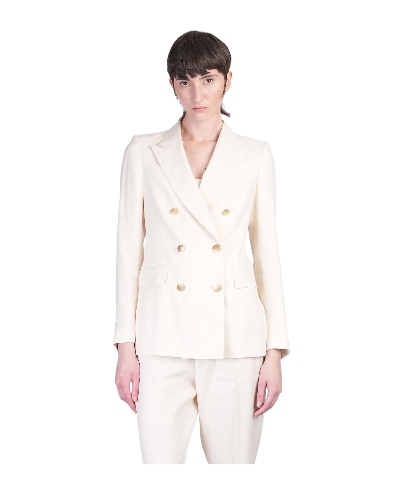 Tagliatore 0205 T-parigi10bad In Beige Linen | italist