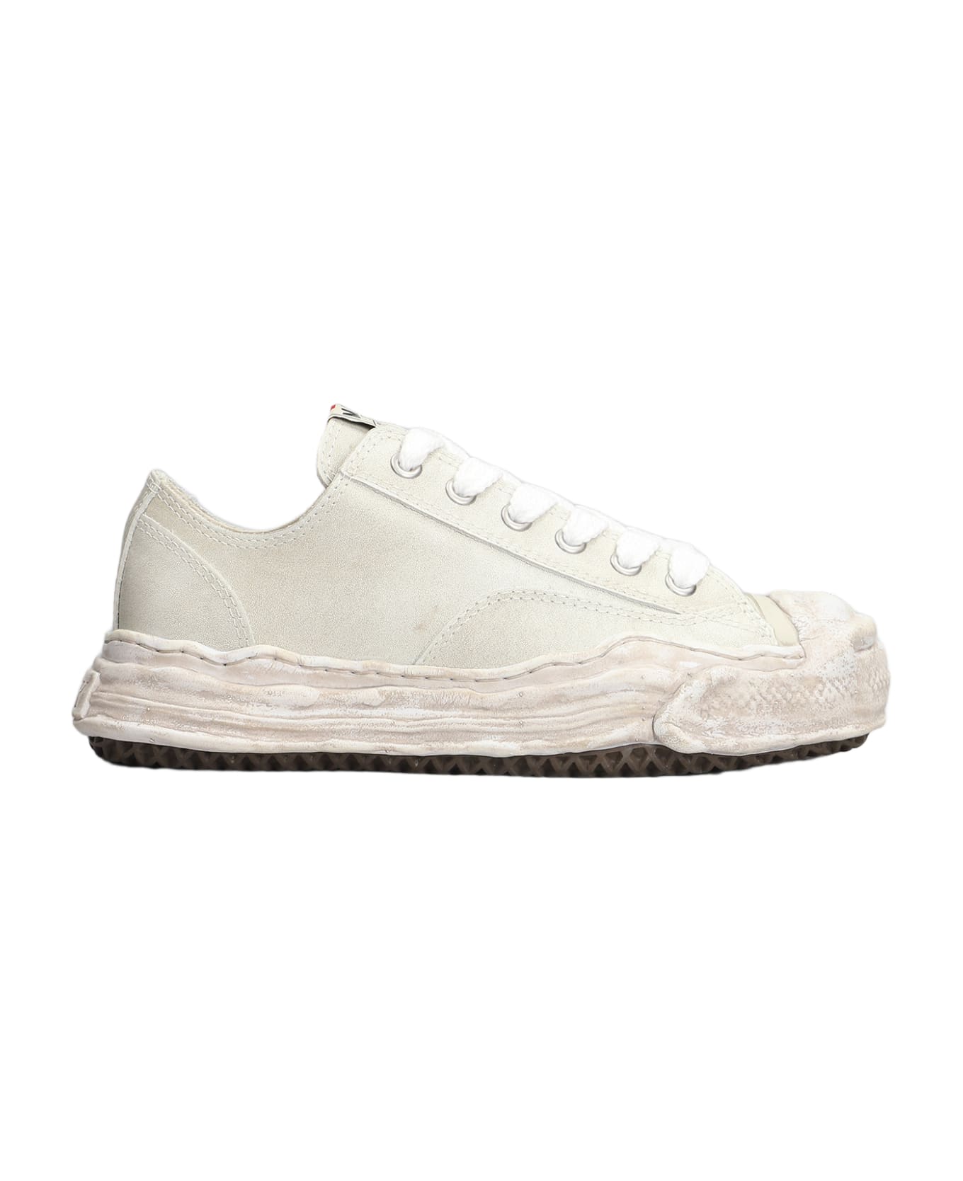 Mihara Yasuhiro Hank Sneakers In Grey Leather - grey