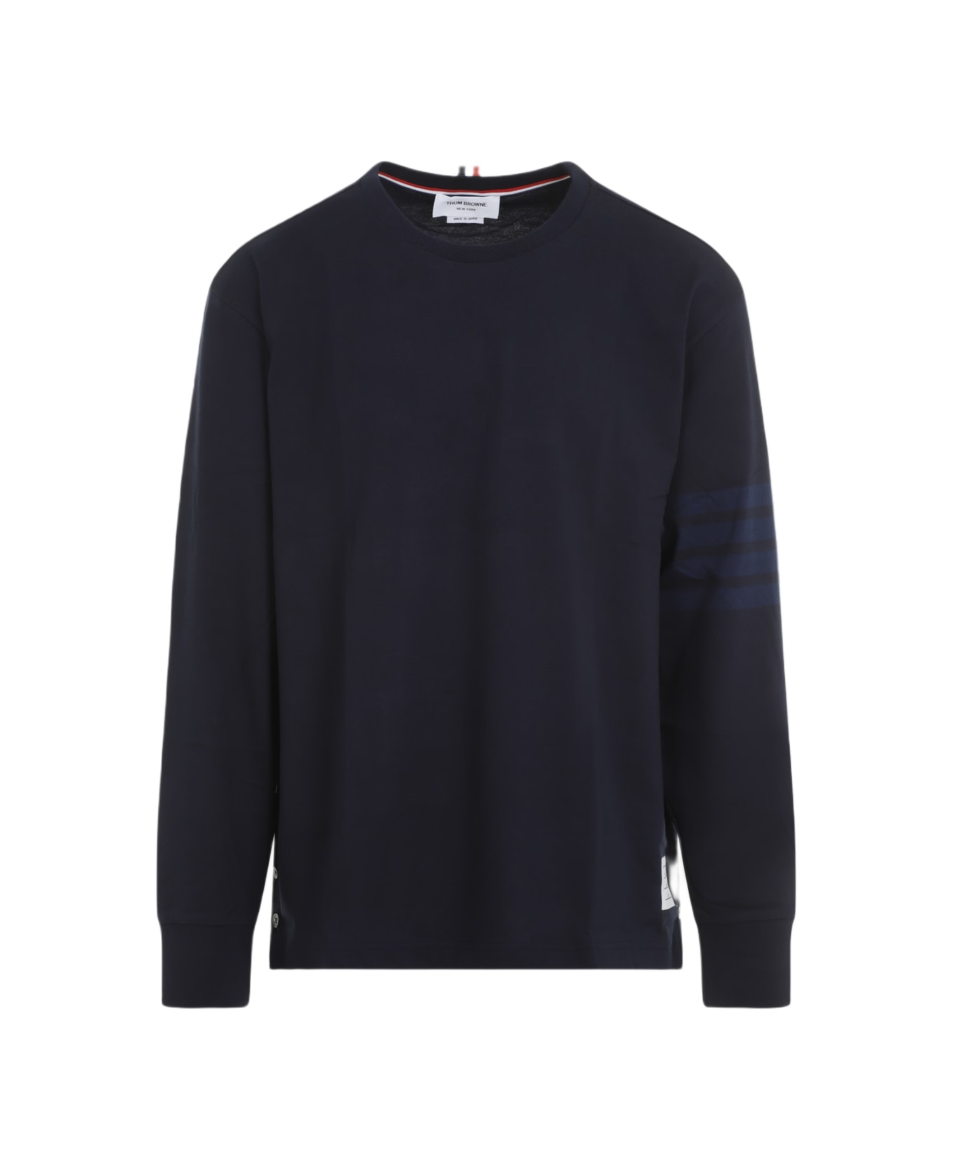 Thom Browne Ls Rugby T-shirt - Navy