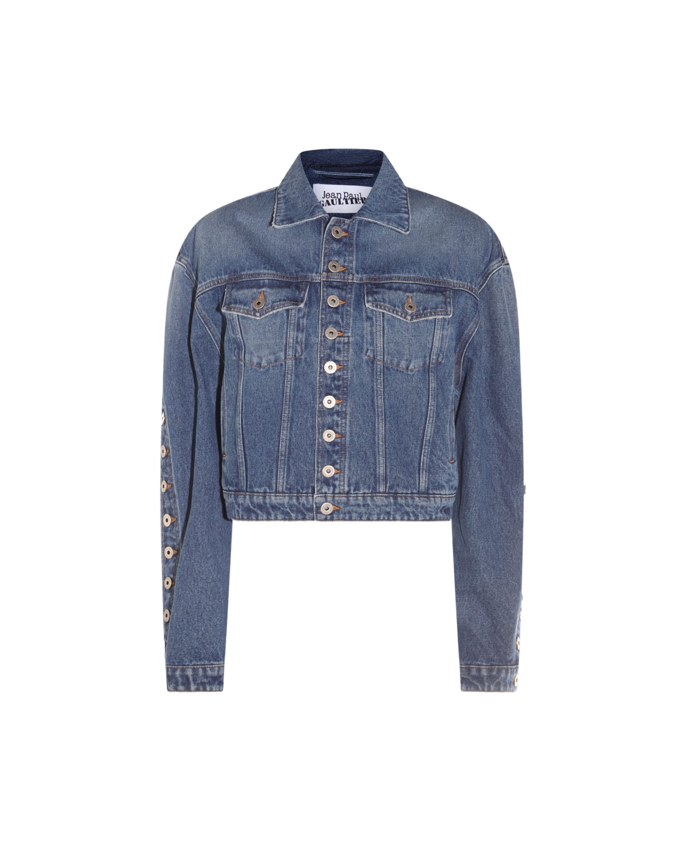 Jean Paul Gaultier Blue Cotton Demim Jacket - VINTAGEBLUE