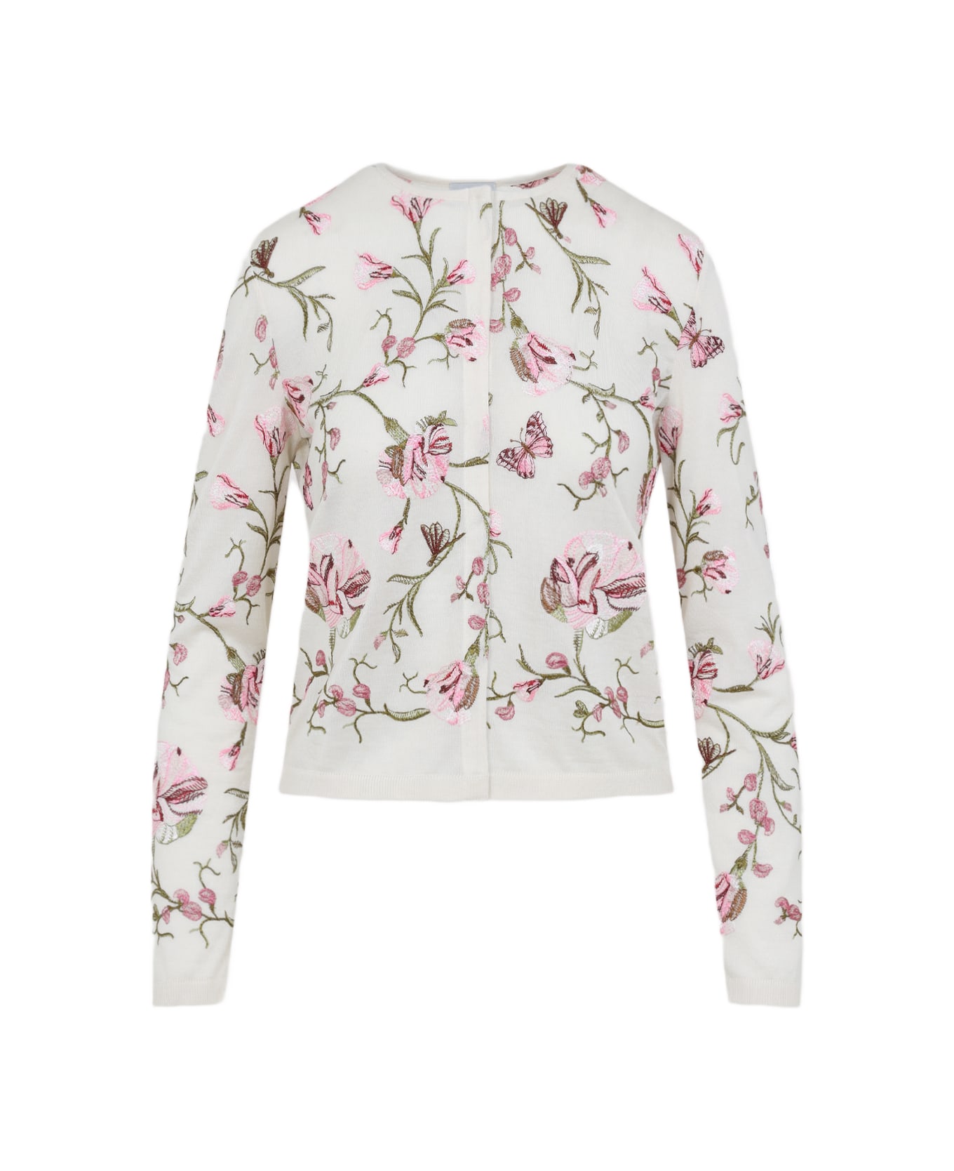 Giambattista Valli Knitted Cashmere Cardigan - Ivory