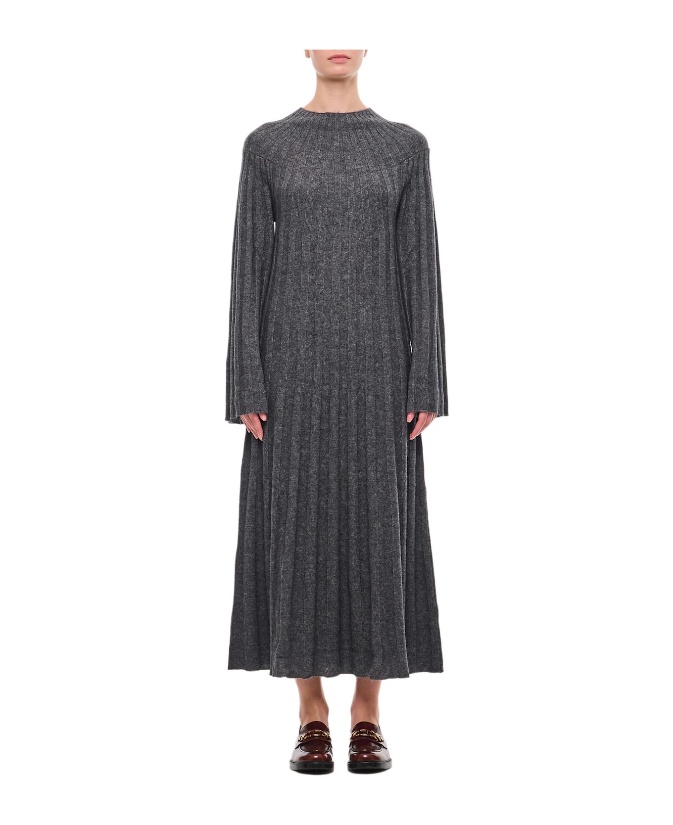 Loulou Studio Irma Knit Dress - Grey