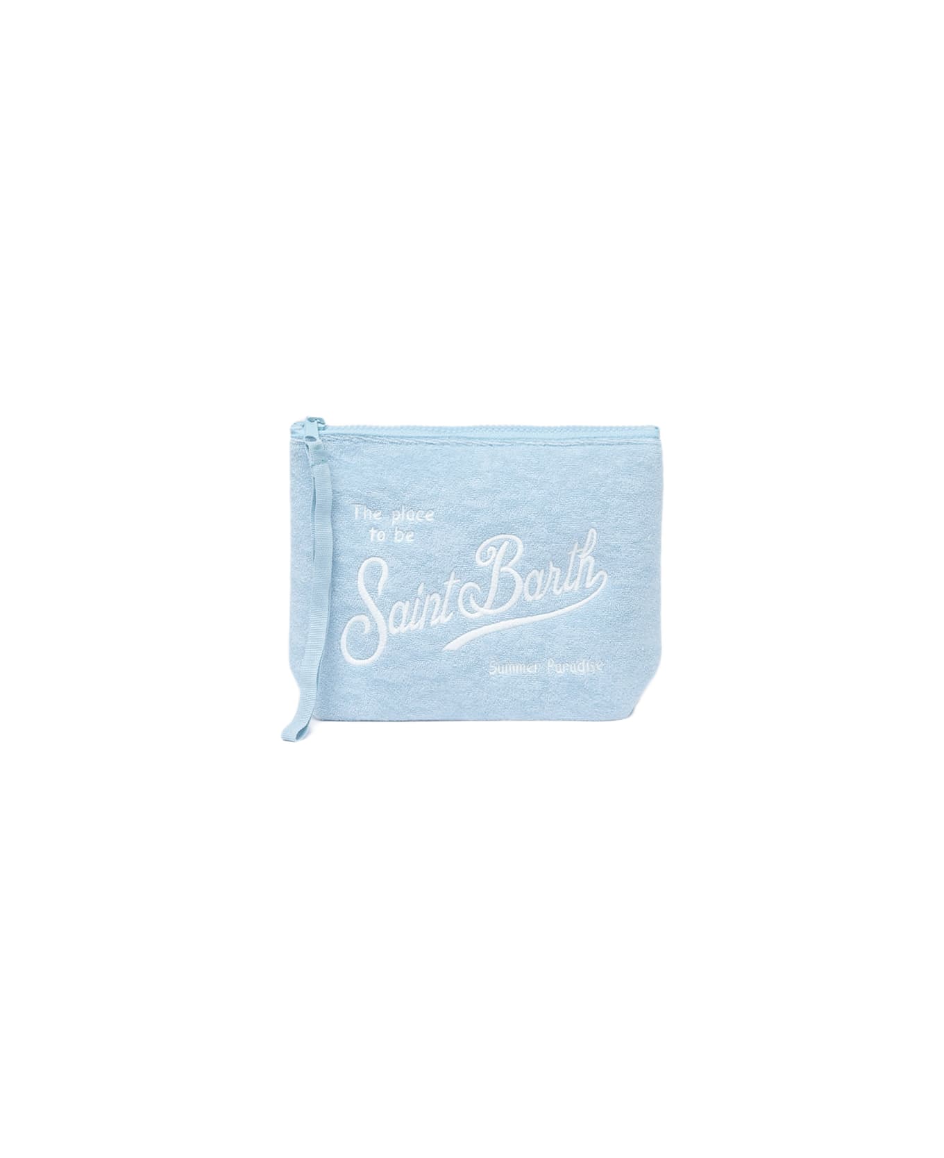 MC2 Saint Barth Light Blue Terry Pochette Aline - SKY