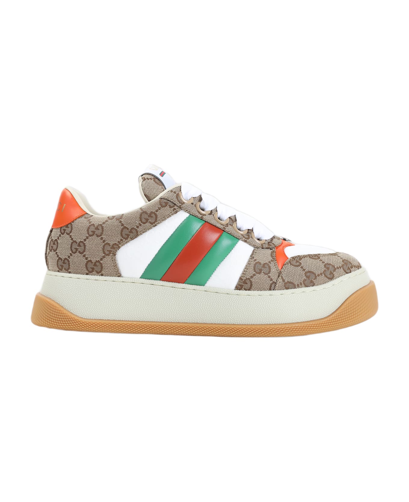 Gucci Double Screener Sneakers - Gg To Gg