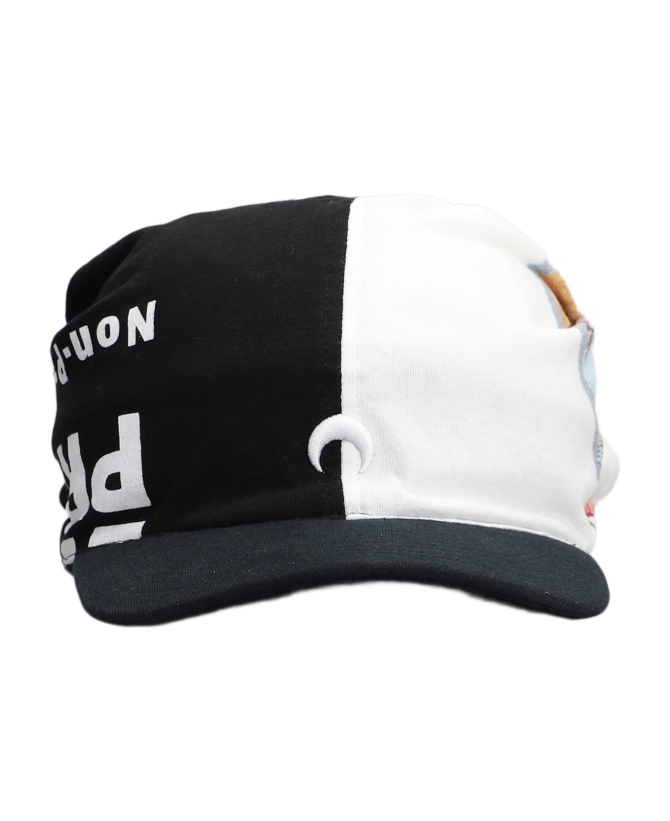 Marine Serre Hats In Black Cotton - black